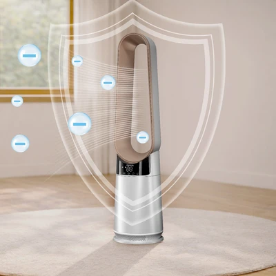 Gambar Norium Air Purifier Bladeless 20 m2 CADR 91 m3/jam - Silver