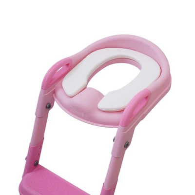 Gambar Kindla Alas Duduk Kloset Anak Ladder Barbei - Pink