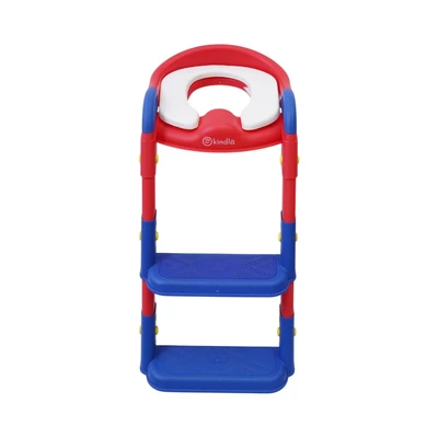 Gambar Kindla Alas Duduk Kloset Anak Ladder Marion - Merah/Biru
