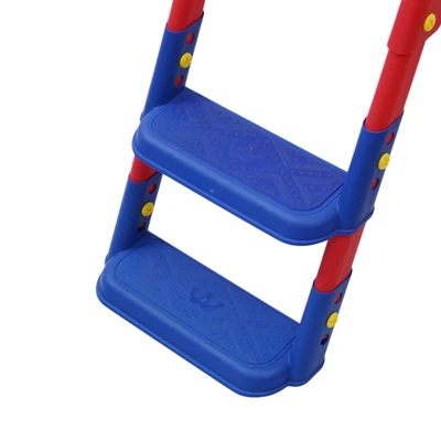 Gambar Kindla Alas Duduk Kloset Anak Ladder Marion - Merah/Biru