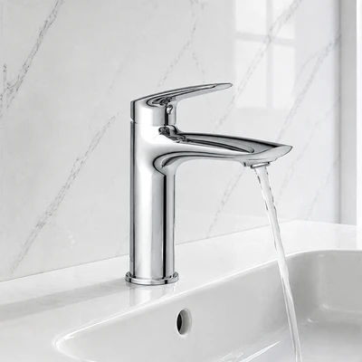 Gambar Acroz Veloz Keran Wastafel Mixer 22.5 cm - Silver Chrome