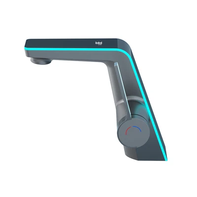 Gambar Acroz Elysio Keran Wastafel Mixer LED - Abu-abu Gumetal