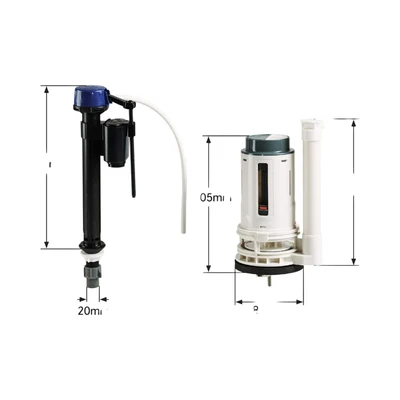 Gambar Acroz Part Repair Kit Dual Flush Kloset Duduk Tornado Monoblock Washdown A8879 - Mix