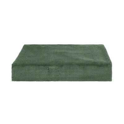 Gambar Informa 150x200 cm Selimut Polyester Burnout Waffle - Hijau
