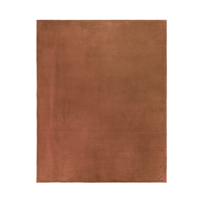 Gambar Informa 150x200 cm Selimut Polyester Burnout Waffle - Cokelat Chutney