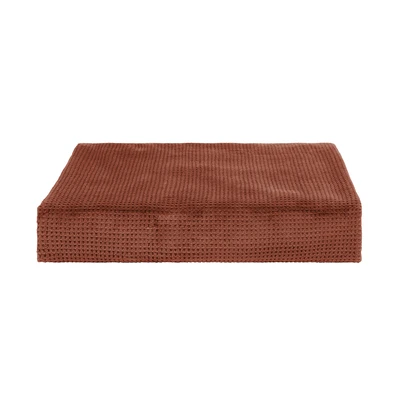 Gambar Informa 150x200 cm Selimut Polyester Burnout Waffle - Cokelat Chutney