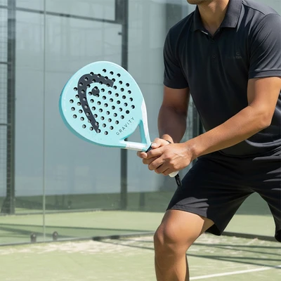 Gambar Head Raket Padel Gravity Team Light 2024 - Biru Muda