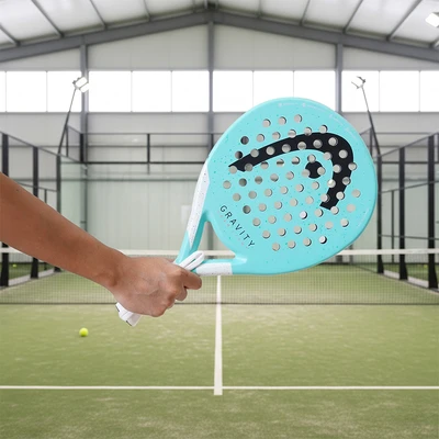 Gambar Head Raket Padel Gravity Team Light 2024 - Biru Muda