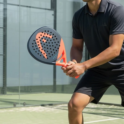 Gambar Head Raket Padel Radical Motion 2026 - Orange/Hitam