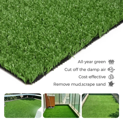 Gambar Forhom Rumput Artifisial 100x100 cm - Hijau Tua