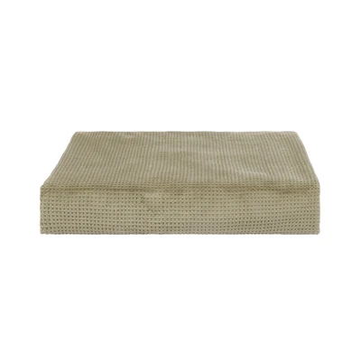 Gambar Informa 150x200 cm Selimut Polyester Burnout Waffle - Abu-Abu Beige