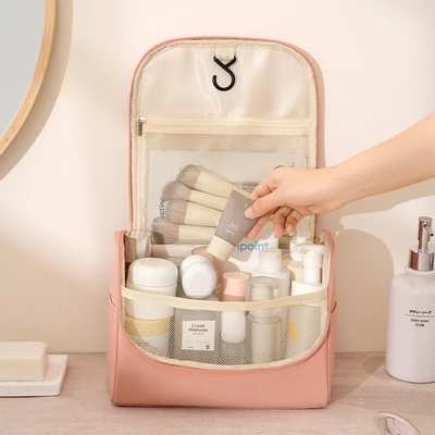Gambar Ataru Tas Kosmetik Dengan Pengait - Pink