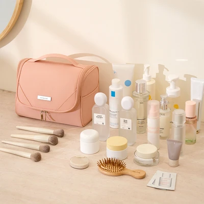 Gambar Ataru Tas Kosmetik Dengan Pengait - Pink