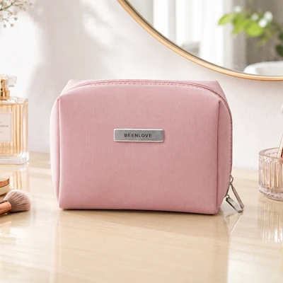 Gambar Ataru Pouch Kosmetik Dengan Kompartmen - Pink