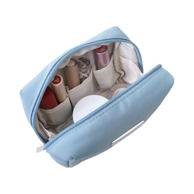 Gambar Ataru Pouch Kosmetik Dengan Kompartmen - Biru