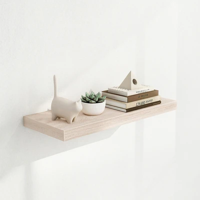 Gambar Stora Rak Dinding Dekorasi 60x25x3.8 cm - Cokelat Oak