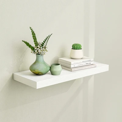 Gambar Stora Rak Dinding Dekorasi 90x25x3.8 cm - Putih