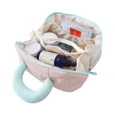 Gambar Ataru Tas Kosmetik Puffy Rectangular - Pink