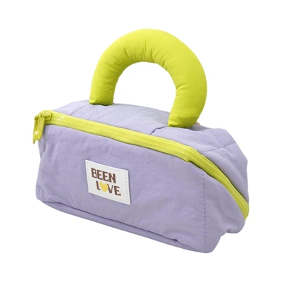 Gambar Ataru Tas Kosmetik Puffy Rectangular - Ungu