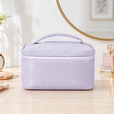 Gambar Ataru Tas Kosmetik Puffy - Ungu Muda