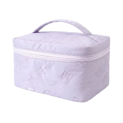 Gambar Ataru Tas Kosmetik Puffy - Ungu Muda