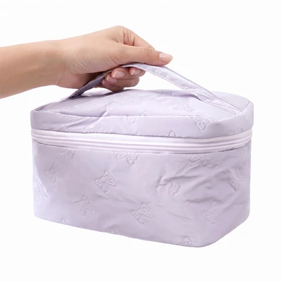 Gambar Ataru Tas Kosmetik Puffy - Ungu Muda