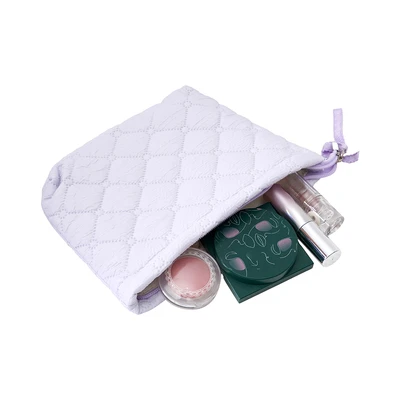 Gambar Ataru Pouch Kosmetik Quilted - Ungu