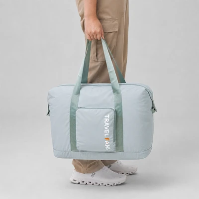 Gambar Ataru Tas Travel Lipat - Abu-Abu