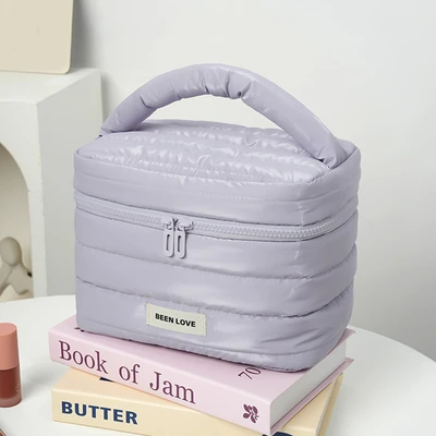Gambar Ataru Tas Kosmetik Puffer - Ungu