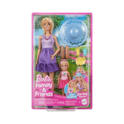Gambar Barbie Set Family & Friends Boneka Sister Picnic - Mix