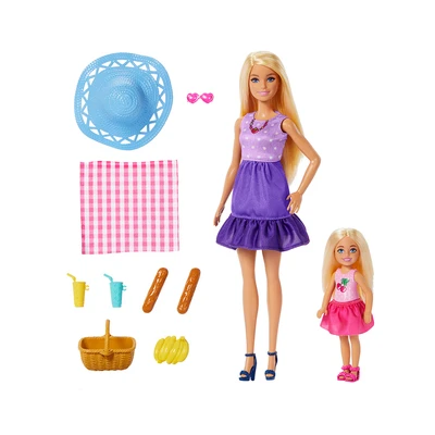 Gambar Barbie Set Family & Friends Boneka Sister Picnic - Mix