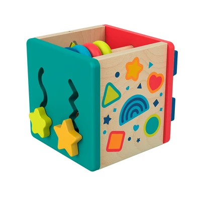 Gambar Fisher Price Playset Mini Activity Cube Kayu - Mix