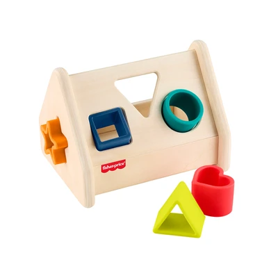 Gambar Fisher Price Playset Shape Sorter Kayu & Silikon - Mix