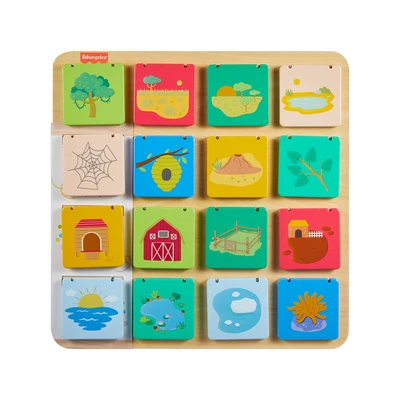 Gambar Fisher Price Playset Lift & Reveal Board Kayu - Mix