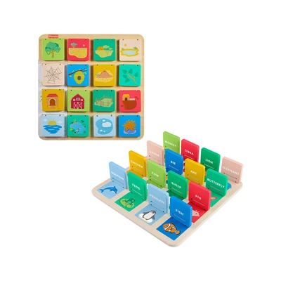 Gambar Fisher Price Playset Lift & Reveal Board Kayu - Mix