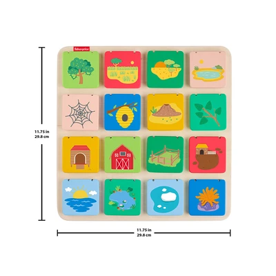 Gambar Fisher Price Playset Lift & Reveal Board Kayu - Mix