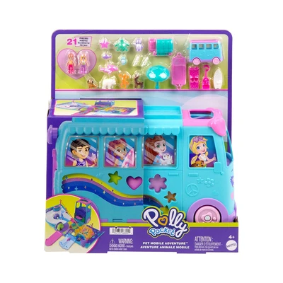 Gambar Polly Pocket Playset Pet Mobile Adventure - Mix