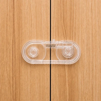 Gambar Kindla Kunci Pengaman Lemari Rotary Set 2 pcs Transparan