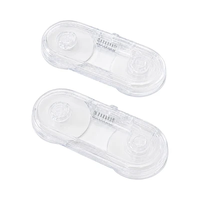 Gambar Kindla Kunci Pengaman Lemari Rotary Set 2 pcs Transparan