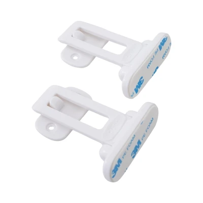 Gambar Kindla Kunci Pengaman Laci Penyimpanan Invisible Set 2 pcs - Putih