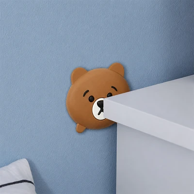 Gambar Kindla Pelindung Gagang Pintu Animal Bear - Cokelat