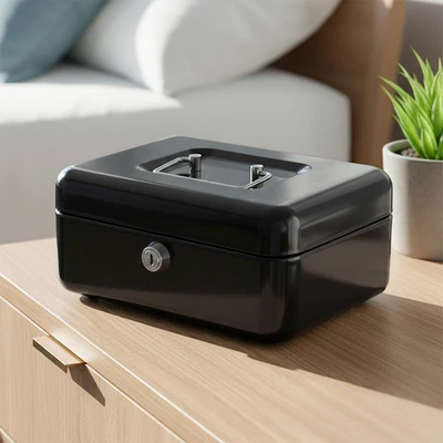 Gambar Odi Cash Box 9x20x16 cm CB0301K - Hitam