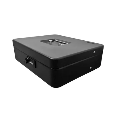 Gambar Odi Cash Box Dengan Tempat Koin 30x24x9 cm - Hitam