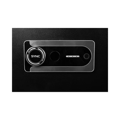 Gambar Krisbow Sync Smart Brankas Tahan Api Layar Sentuh 49.6X39X35.5 cm FP650 - Hitam