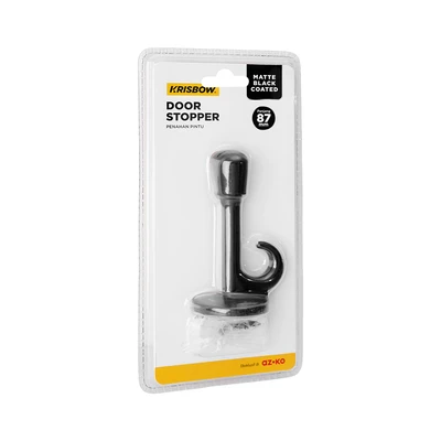 Gambar Krisbow Penahan Pintu 8.7 cm - Hitam Matte