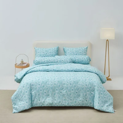 Gambar Informa 170x210 cm Bed Cover Microfiber Ediyth - Biru