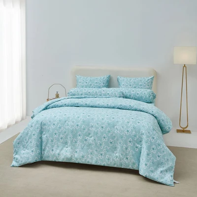 Gambar Informa 170x210 cm Bed Cover Microfiber Ediyth - Biru
