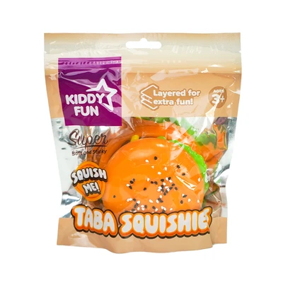 Gambar Kiddy Fun Taba Squishy Burger - Cokelat