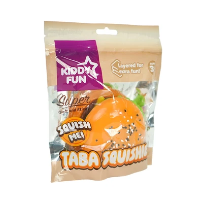 Gambar Kiddy Fun Taba Squishy Burger - Cokelat