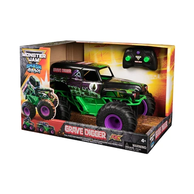 Gambar Monster Jam Smash Bash Grave Digger Remote Control 1:15 - Mix
